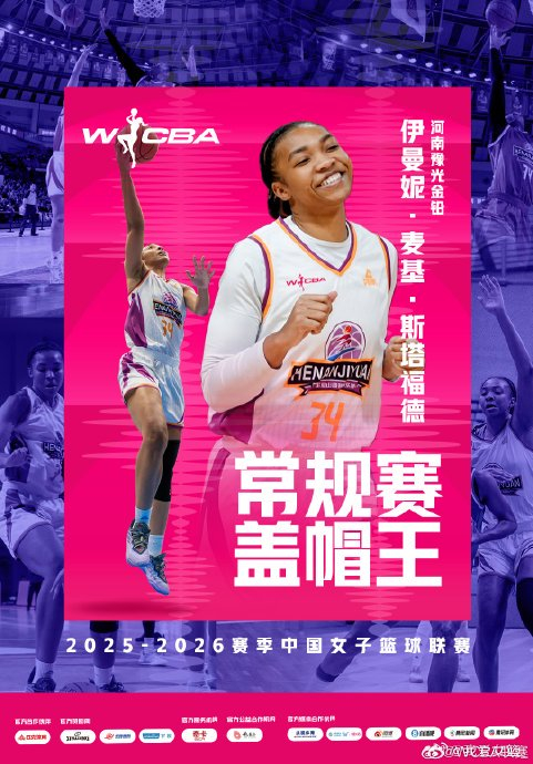 WCBA常规赛技术统计单项奖揭晓 六人上榜各领风骚